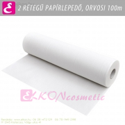 PAPÍRLEPEDŐ ÁGYTAKARÓ 100mx59cm ORVOSI 21,2g/m, hófehér, 100% tiszta cellulóz, 31cm-enként perforálva - PEP