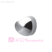 R502W Belőhető Fülbevaló FORMA,EZÜST 4mm - STUDEX