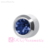 R209W Belőhető Fülbevaló KÖRFOGLALATÚ 4mm - STUDEX