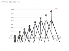 FOTOÁLLVÁNY TRIPOD&MONOPOD Q666  +  GÖMBFEJ Q02 - OVERMOTION ELKONcosmetic Kft.