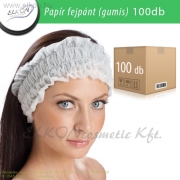 FEJPÁNT PAPÍR GUMIS EGYSZERHASZNÁLATOS 100db/csoma - REG ELKONcosmetic Kft.