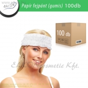 FEJPÁNT PAPÍR GUMIS EGYSZERHASZNÁLATOS 100db/csoma - REG ELKONcosmetic Kft.