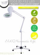 NAGYÍTÓS LÁMPA E9003-LED-3D SZABÁLYOZHATÓ FÉNYERŐVEL  +  FS2 LÁB - ELKON