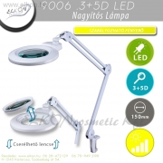 NAGYÍTÓS LÁMPA E9006-LED-3D + 5D SZABÁLYOZHATÓ FÉNYERŐVEL FEHÉR - ELKON