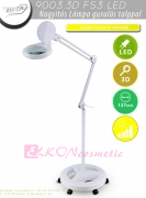 NAGYÍTÓS LÁMPA E9003-LED-3D SZABÁLYOZHATÓ FÉNYERŐVEL + FS3 LÁB - ELKON