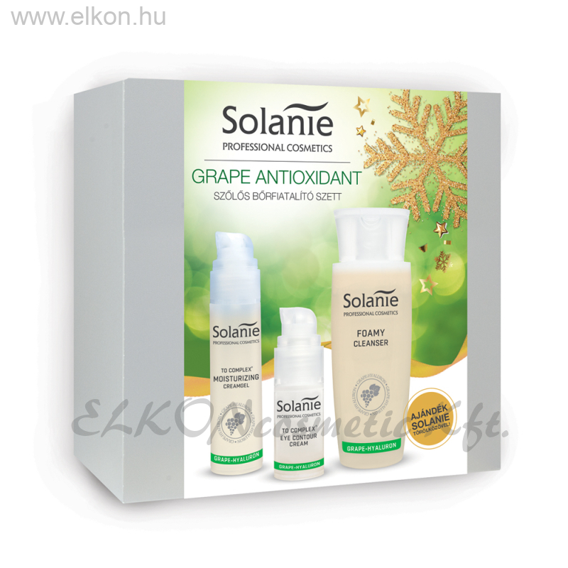 Szőlő-hialuron bőrfiatalító csomag törölközővel - Solanie ELKONcosmetic Kft.