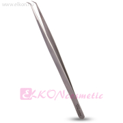 Csipesz, keskeny hajlított - ezüst, 13,5cm - Long Lashes