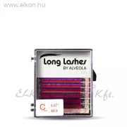 Double Color/Lila C / 0,20 - 8-10-12-14mm - Long Lashes