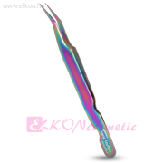 Csipesz enyhén hajlított- multicolor, 12cm - Long Lashes