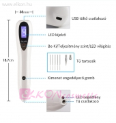 PlazmaPen Bőrfeszesítő kozmetikai készülék digital LED világítással- SC879 - ELKON ELKONcosmetic Kft.