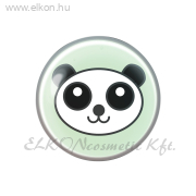 5,5mm Novelty,  Panda, Natúr Belőhető Fülbevaló - STUDEX