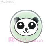 5,5mm Novelty, Panda, Natúr Belőhető Fülbevaló - STUDEX