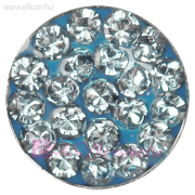8mm Novelty, Március Akvamarin, Natúr Belőhető Fülbevaló - STUDEX