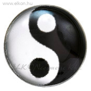 5mm Novelty Ying Yang, Natúr Fülbevaló - STUDEX