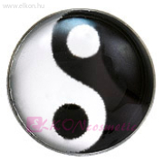 5mm Novelty Ying Yang, Natúr Fülbevaló - STUDEX