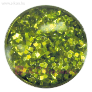 5mm Novelty Csillogó Zöld, Natúr Fülbevaló - STUDEX