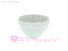 KEVERŐTÁLKA PORCELÁN FEHÉR átmérő: 5cm, magasság: 3cm - ELKON
