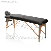 Master Wood fekete összecsukható masszázságy - ALVEOLA