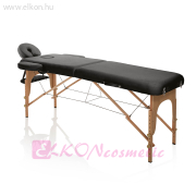 Master Wood fekete összecsukható masszázságy - ALVEOLA