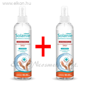 Basic Antibakteriális kéz- és bőrfertőtlenítő spray 2 x 250ml PÁRBAN - Solanie