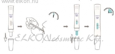 AIKRS COVID-19 antigén nyalókás nyálgyorsteszt készlet, egylépéses teszt - 1 db tesztkészlet (nyálból - nyalókás) - ELKON ELKONcosmetic Kft.