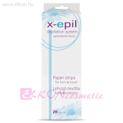 Lehúzó textílcsíkok 20db - dobozban - X-Epil