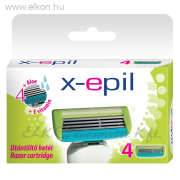 Női borotva betét 4 pengés/4db - X-Epil ELKONcosmetic Kft.