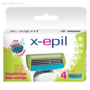 Női borotva betét 4 pengés/4db - X-Epil