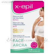 Használatra kész prémium gélgyantacsíkok arcra - 12db - X-Epil ELKONcosmetic Kft.