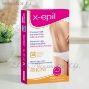 Használatra kész prémium gélgyantacsíkok bikini-hónalj - 12db - X-Epil ELKONcosmetic Kft.