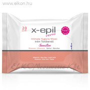 Intimo Intim törlőkendő - sensitive 20db - X-Epil ELKONcosmetic Kft.