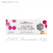 Ezüst Csillámkocka 3 x 13ml - Supernova ELKONcosmetic Kft.