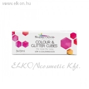 Gyantához Rózsaszín Csillámkocka 3 x 13ml - Supernova ELKONcosmetic Kft.