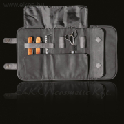 Fekete bőr hatású Barber eszköz tároló táska - Xaniservice