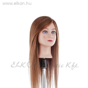 Babafej hosszú, valódi barna hajjal - 55cm - Xaniservice