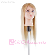 Babafej hosszú, valódi szőke hajjal - 55cm - Salon Tools