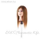 Babafej egyforma hosszú, valódi hajjal  40 cm - Xaniservice