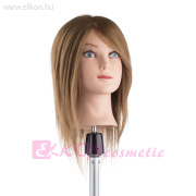 Babafej középrövid, valódi hajjal - 30cm - Salon Tools