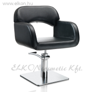 Hair Sage fekete fodrász szék - négyzetes talppal - Xaniservice