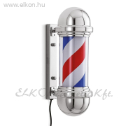 Barber ezüst világító borbély belső cégér - Xaniservice