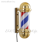 Barber arany világító borbély belső cégér - Xaniservice
