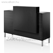 Atrium Consolle fekete recepciós pult - Xaniservice