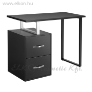 MŰKÖRMÖS ASZTAL 2 FIÓKOS YR-005 FEKETE - E-SHOP