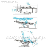 KEZELŐSZÉK ELEKTROMOS 3 MOTOROS SZÜRKE - E-SHOP ELKONcosmetic Kft.