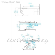 KEZELŐSZÉK ELEKTROMOS 1 MOTOROS 706 PEDIKŰRÖS FEHÉR - E-SHOP ELKONcosmetic Kft.