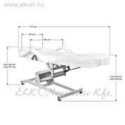 KEZELŐSZÉK ELEKTROMOS 1 MOTOROS 673AS PEDIKŰRÖS FEHÉR - E-SHOP ELKONcosmetic Kft.