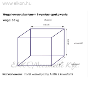 KEZELŐSZÉK BASIC 2 FIÓKOS 202 PAPÍRTARTÓVAL FEHÉR - E-SHOP ELKONcosmetic Kft.