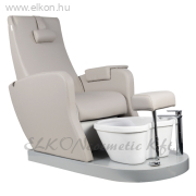 PEDIKŰRÖS SPA FOTEL AZZURRO 016B SZÜRKE,BŐR KÁRPITTAL - E-SHOP