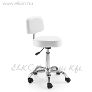 Shaped háttámlás gurulós forgózsámoly - fehér - Xaniservice