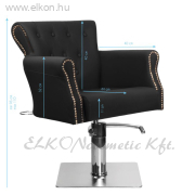 HAIR SYSTEM PUMPÁS FODRÁSZSZÉK BER 8541 FEKETE - E-SHOP ELKONcosmetic Kft.